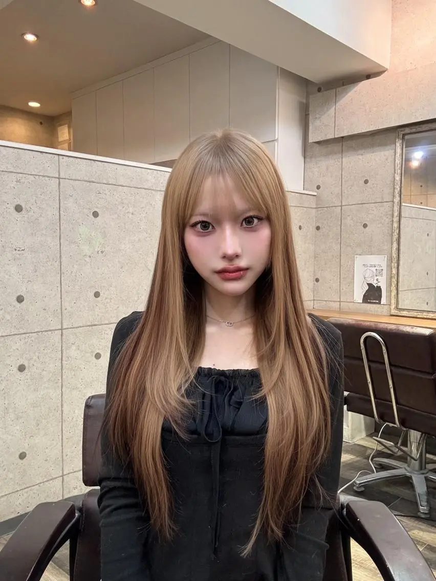 ロング カラー Reflet 新宿/プルエクステのヘアスタイル