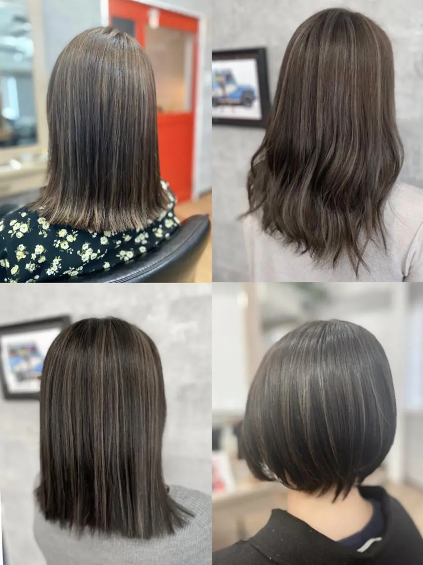 セミロング ＳＨＩ ＺＵのヘアスタイル