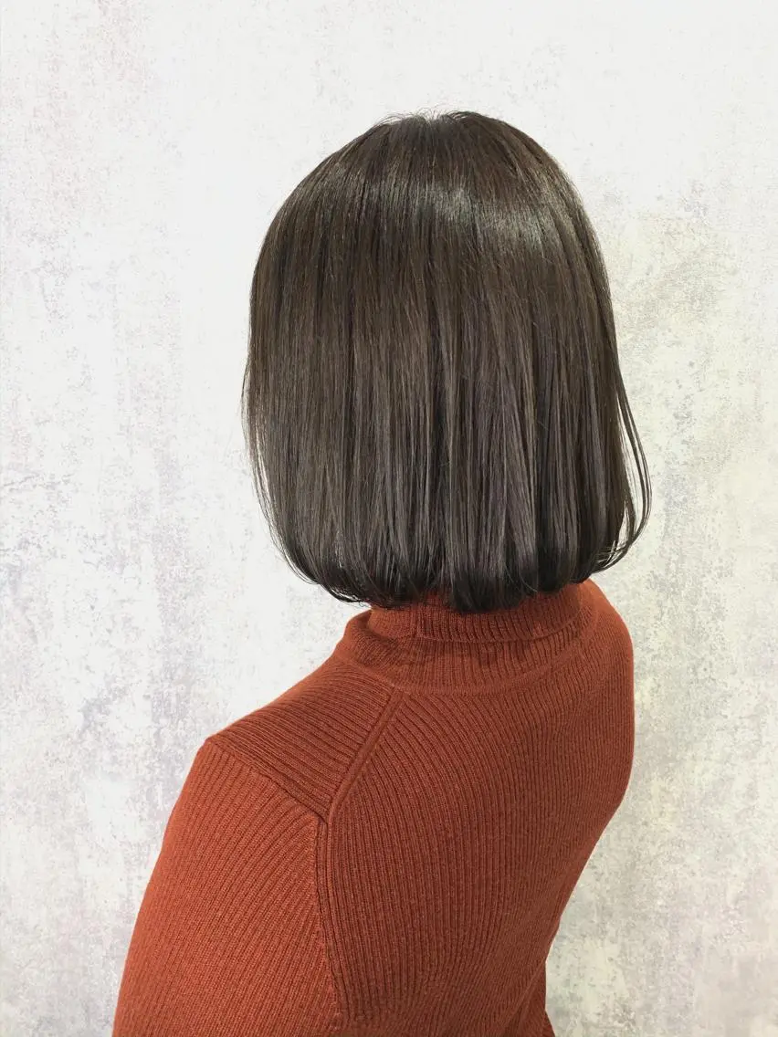 ショート カラー パーマ ヘアアレンジ メンズ グレージュ ラベンダーカラー ラベンダーグレージュ ラベンダーグレー ボブ Zina福岡天神🪞 髪質改善🪞レイヤーのヘアスタイル