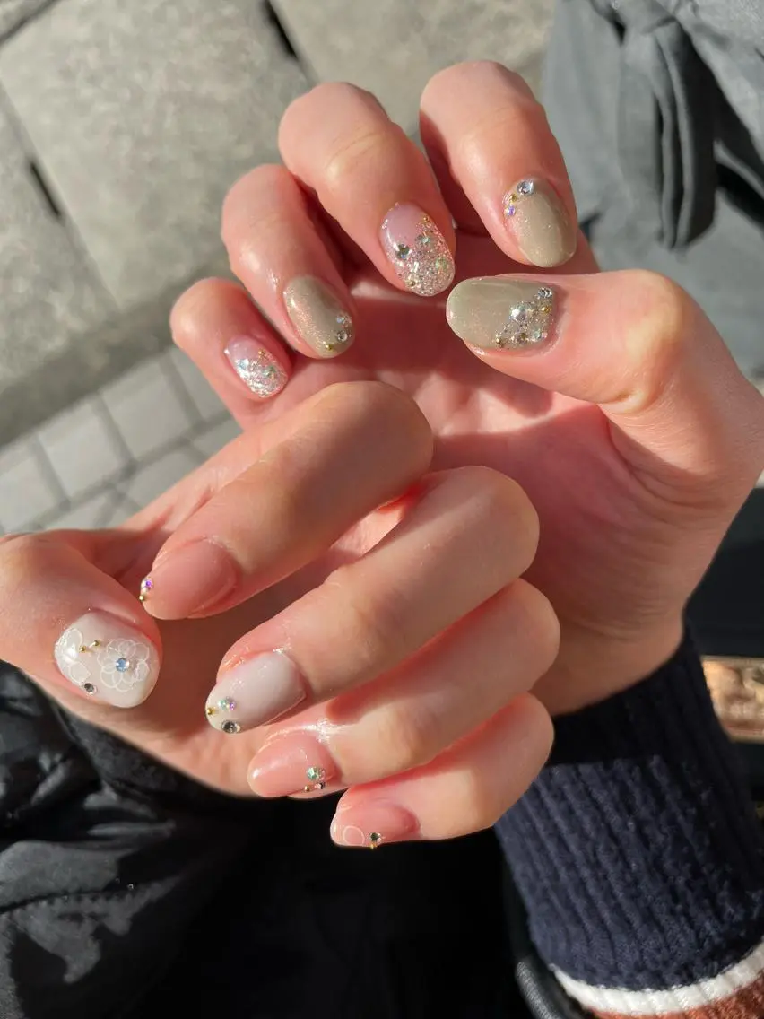 ネイル 卒業式 春ネイル liln nail /NATSUMIのネイルデザイン