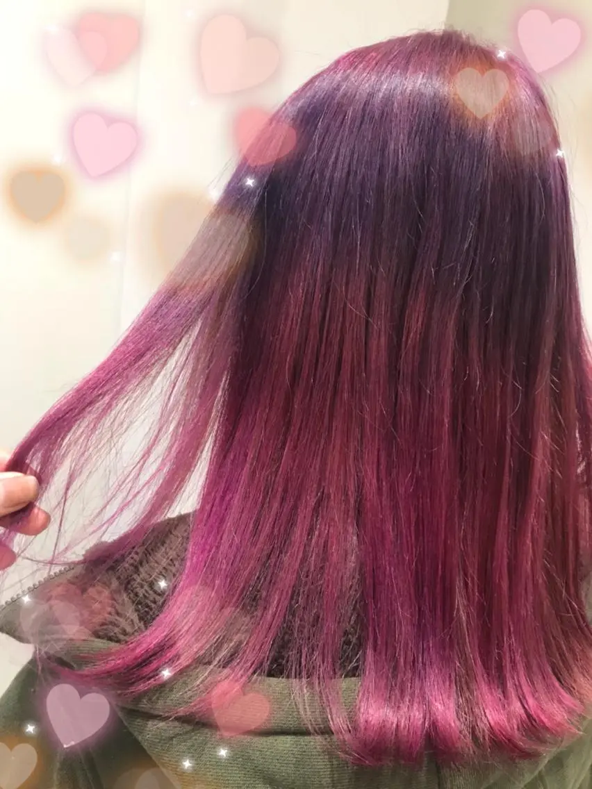 カラー ピンクカラー 新宿駅近♡個室 ♡関口三都季🌜のヘアスタイル