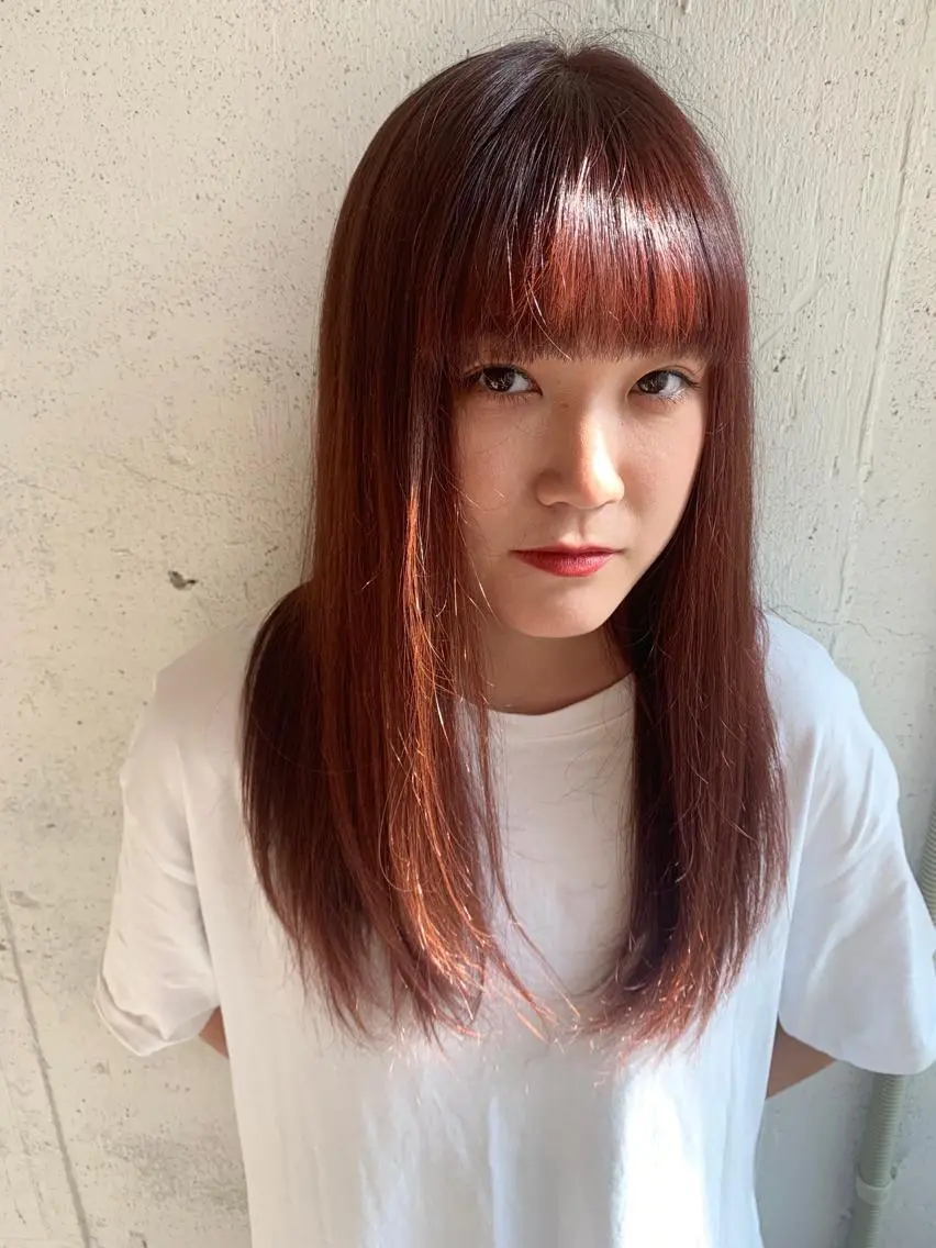 ロング カラー カット ヘアカラー トリートメント レイヤー/大人メンズ パーマ🌀 平島拓也のヘアスタイル