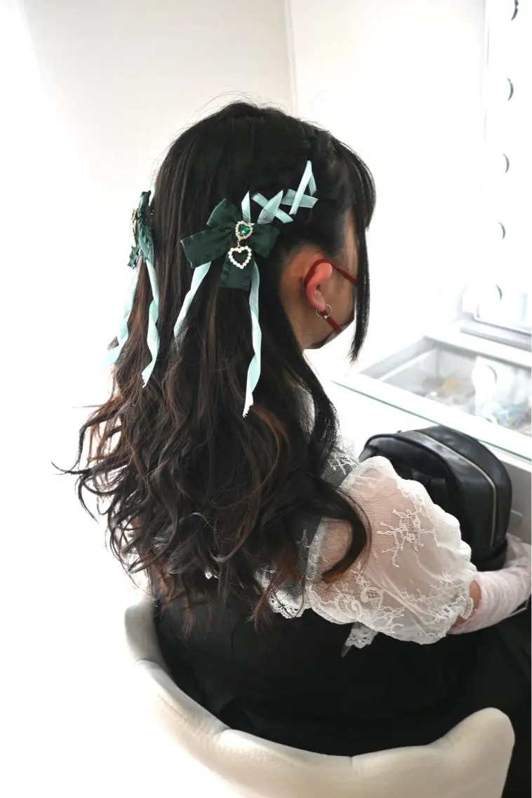 ヘアアレンジ 麻優 ヘアセットのヘアスタイル