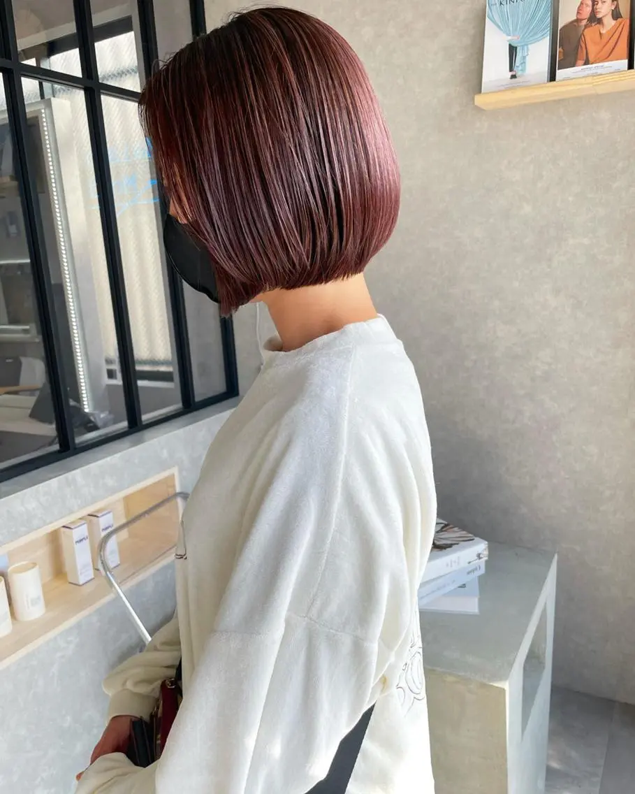 ショート ハイライト ショートヘア 河原 亮のヘアスタイル