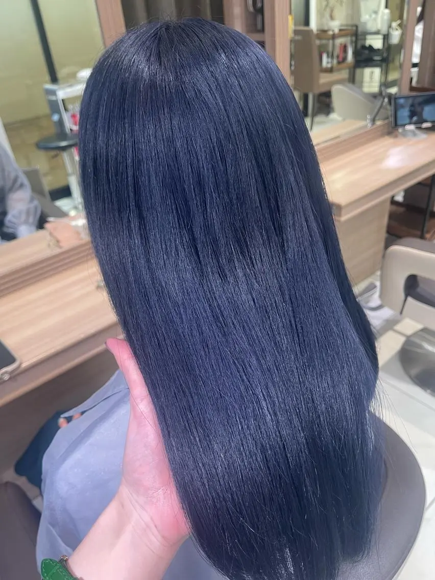 ミディアム カラー ヘアカラー トリートメント 艶カラー みゆう🎀のヘアスタイル