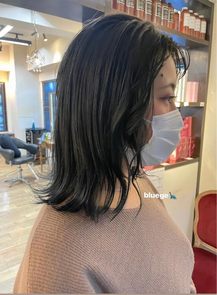 ミディアム カラー カット ヘアカラー トリートメント AOI🕊️横浜 メンズ/レイヤーのヘアスタイル