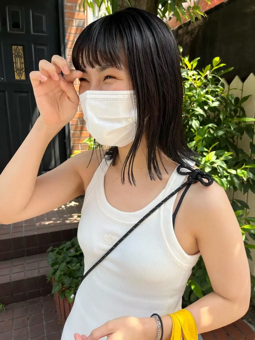 ミディアム カラー eri kinjoのヘアスタイル