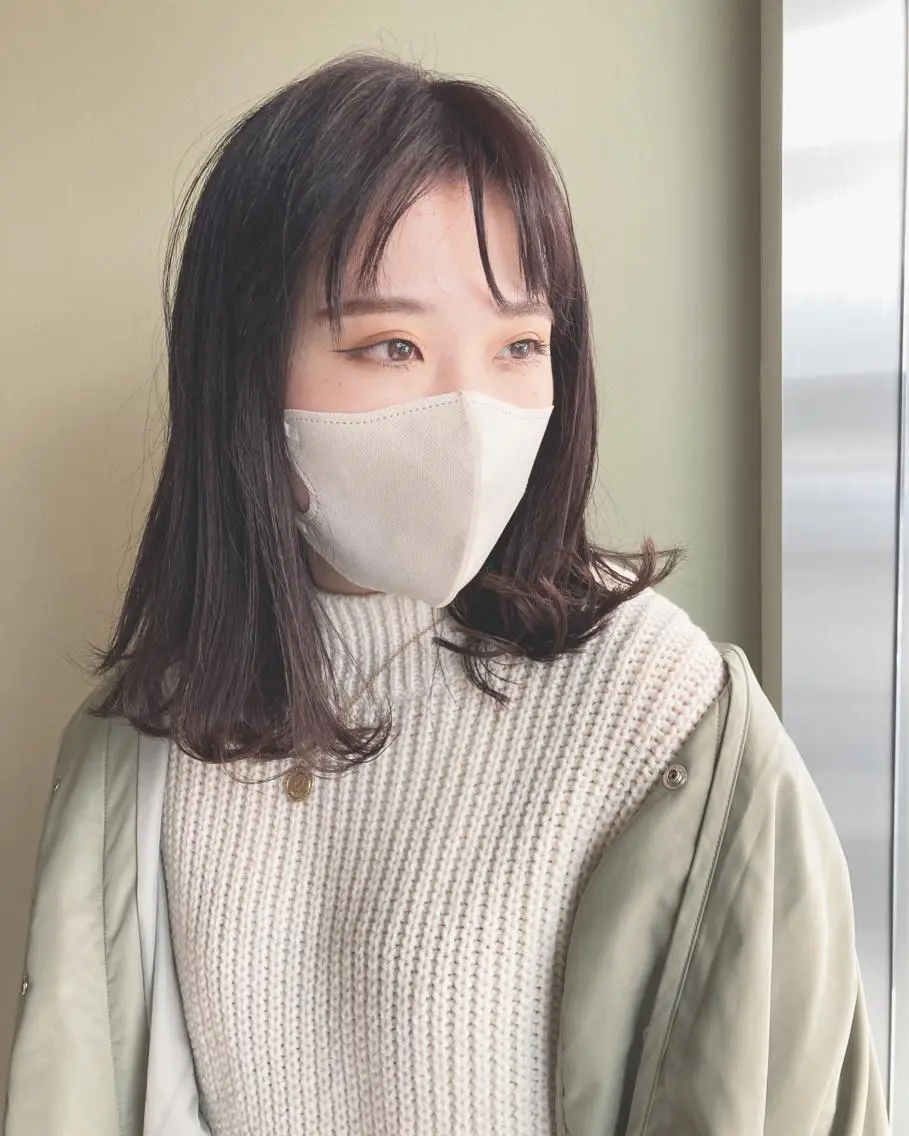ミディアム カラー パーマ カリスマ フォのヘアスタイル