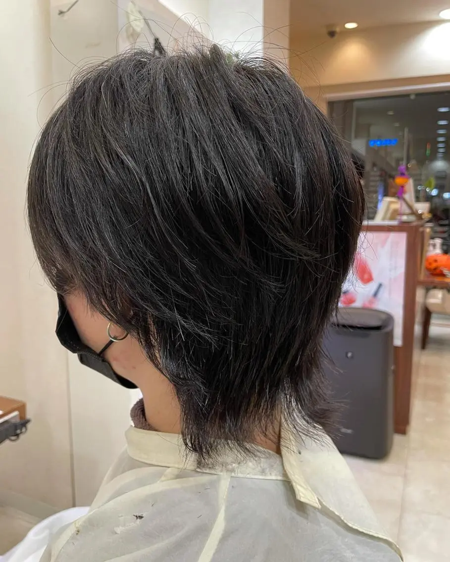 ショート カラー ハイライトカラー インナーカラー ハイライト 髪質改善 縮毛矯正 justbeauty CiNQのヘアスタイル