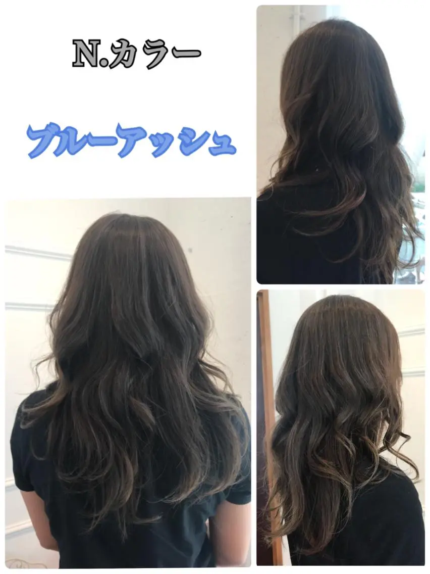 ロング カラー 鮫島 徹のヘアスタイル