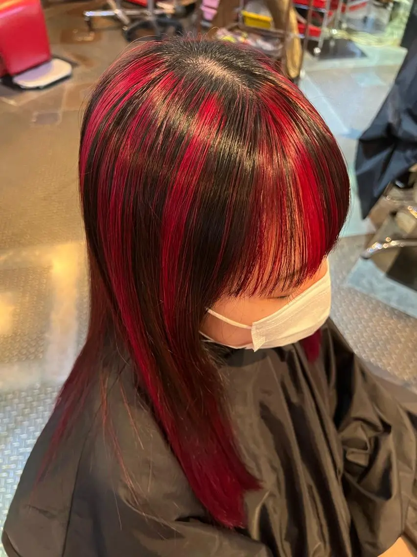 ロング カラー カット ヘアカラー KOYA コヤのヘアスタイル