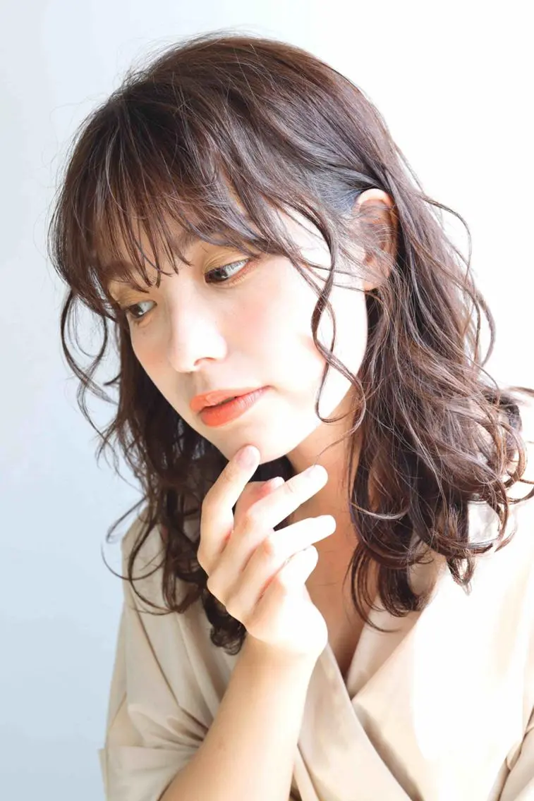 セミロング カラー カット ヘアカラー N° il duca 札幌のヘアスタイル