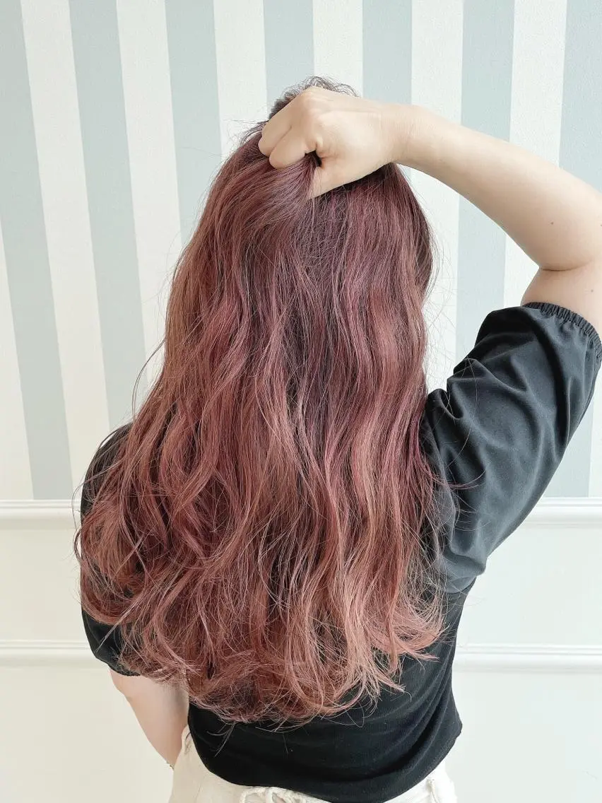 ロング カット ヘアカラー 透明感カラー/ブリー チ✨駒場　笙のヘアスタイル
