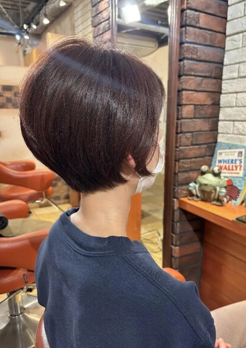 ショート ショートボブ ボブ ショートヘア カット トリートメント ヘッドスパ flencia 丸 和博|カットのヘアスタイル