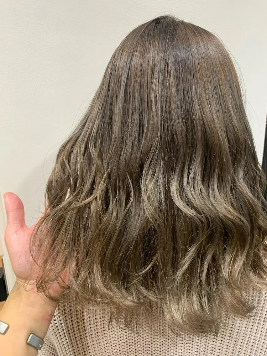 ロング ヘアカラー トリートメント ヘッドスパ ヘアセット 大宮/山口 竣也のヘアスタイル