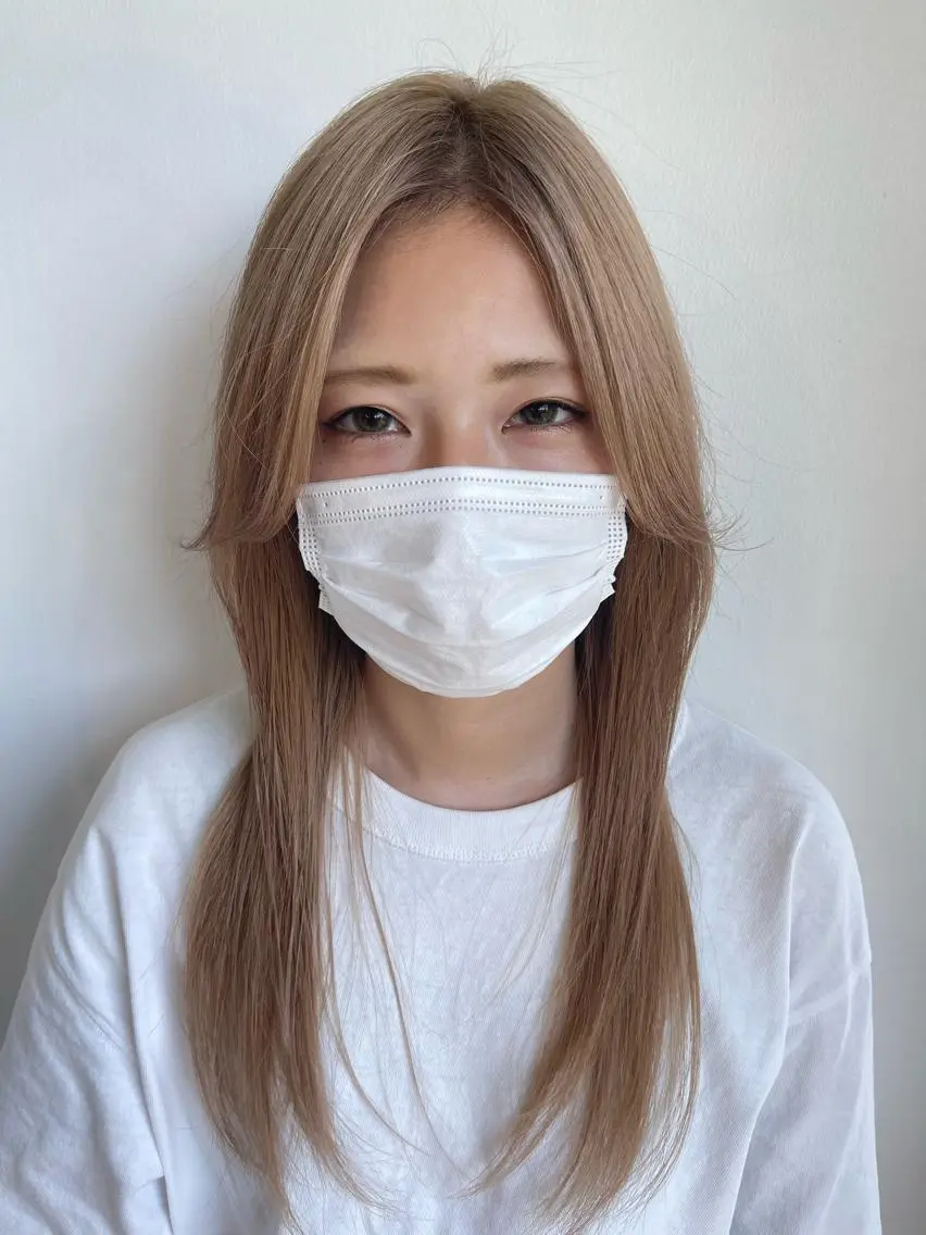 セミロング 外国人風カラー ハイライト レイヤーカット 似合わせカット ウルフカット メンズケアブリーチ 特化🔥村田のヘアスタイル