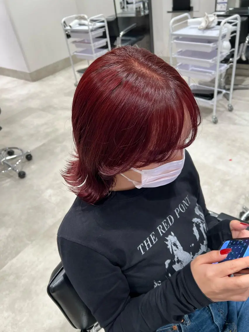 ミディアム ヘアカラー トリートメント 艶髪 mayuka💖のヘアスタイル