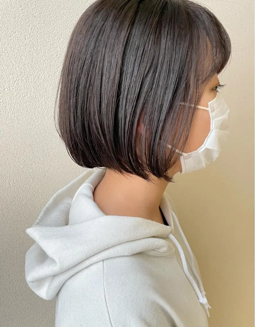 ショート カラー アッシュ アッシュブラウン ブラウンカラー 沢田 瞳のヘアスタイル