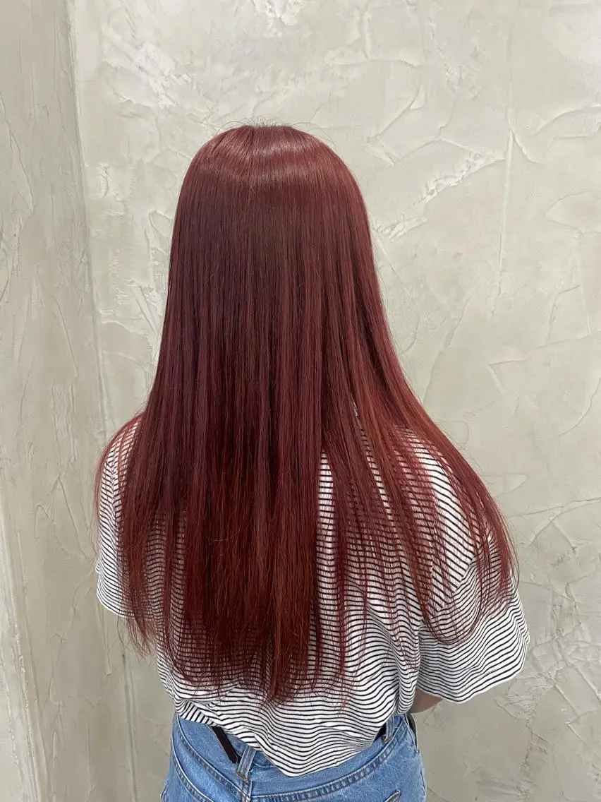 ロング カラー 佐伯 鼓乃美のヘアスタイル