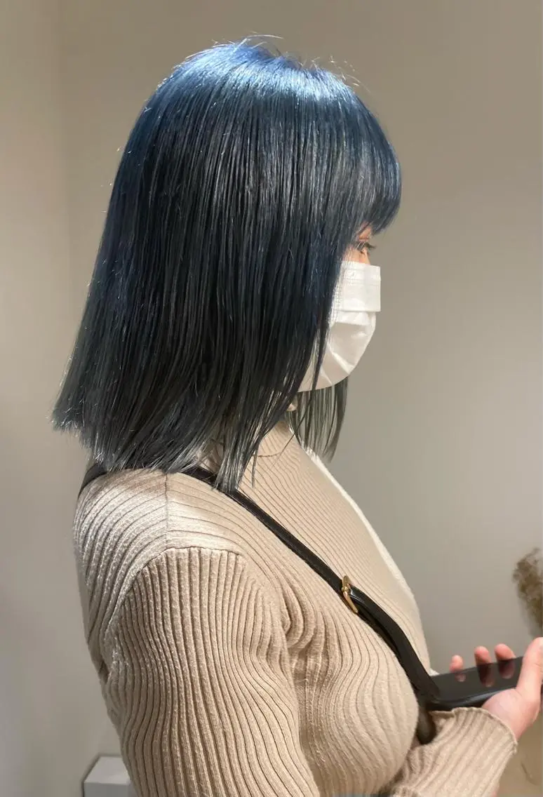 ミディアム カラー メンズ清潔感のプロ 💈メンズパーマ藤田のヘアスタイル