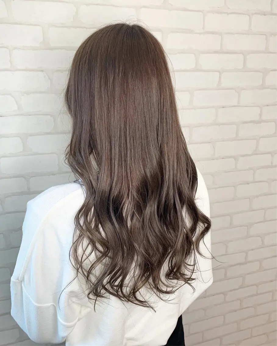 セミロング カラー ヘアアレンジ ✨艶髪✨透明感✨ 山内大樹のヘアスタイル