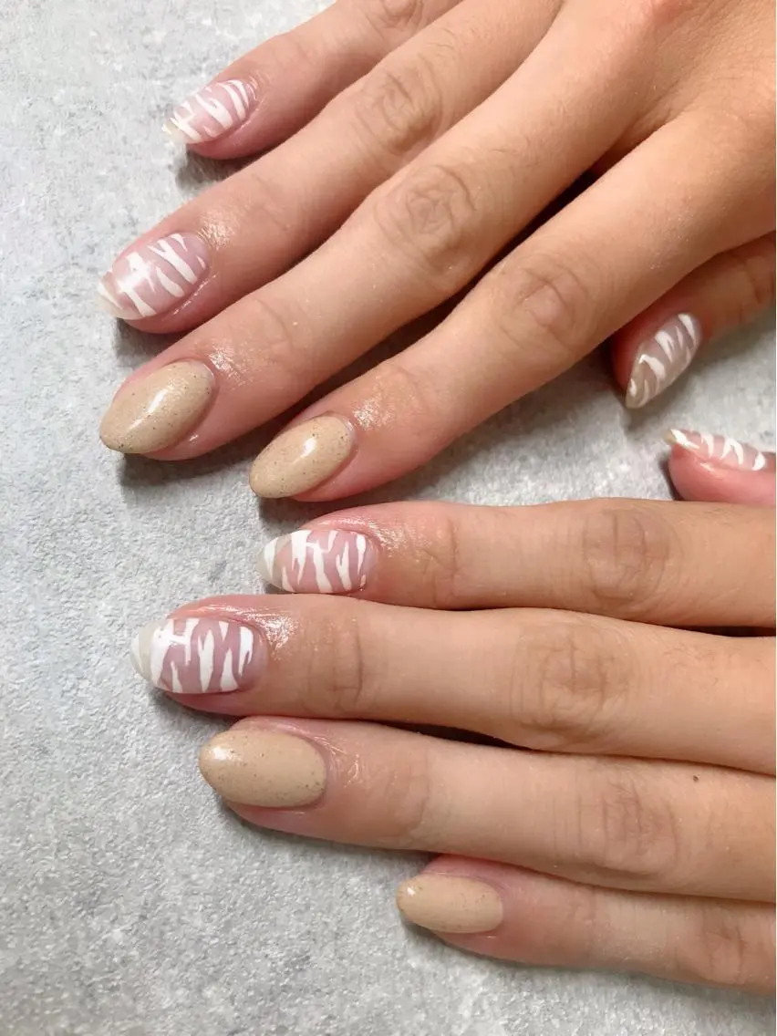 ネイル アートネイル ニュアンスネイル kawaguchi yukiのネイルデザイン