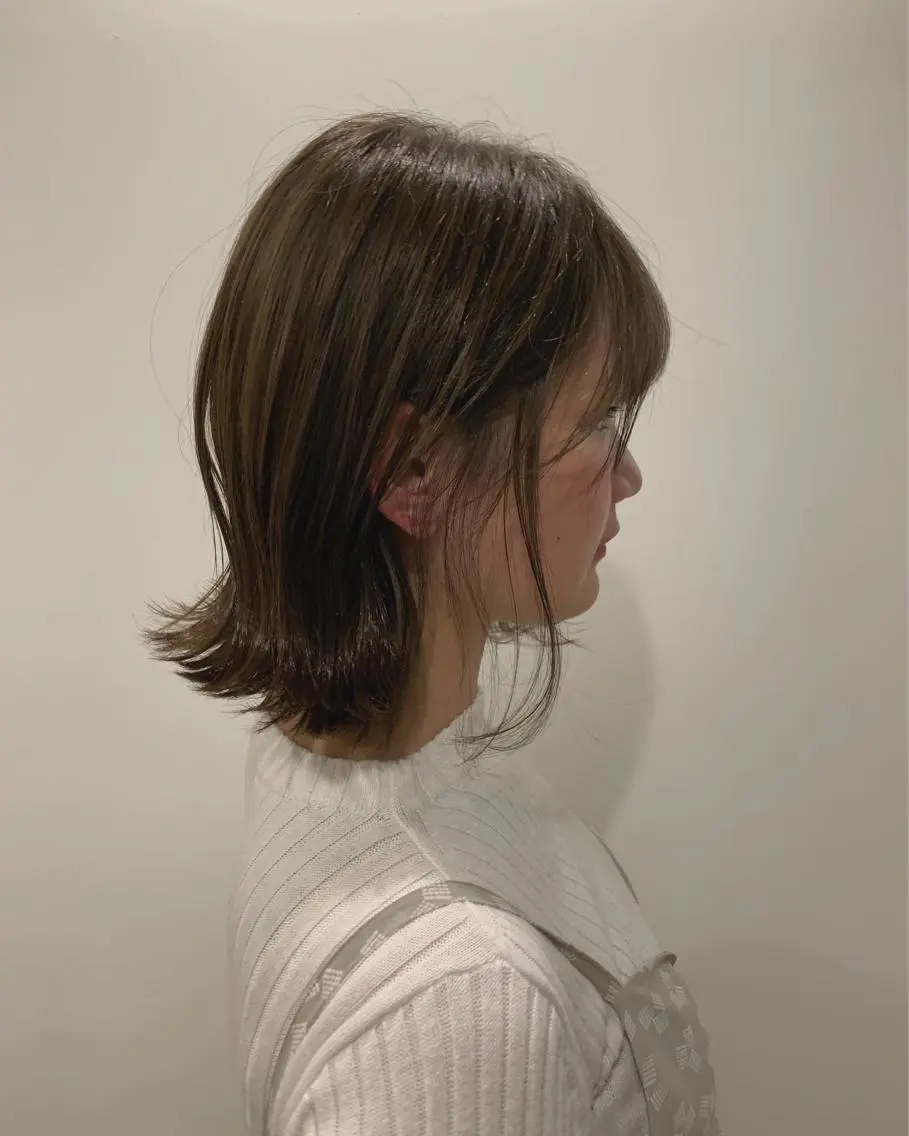 カラー 透明感カラー オリーブカラー 杉山 憂人のヘアスタイル
