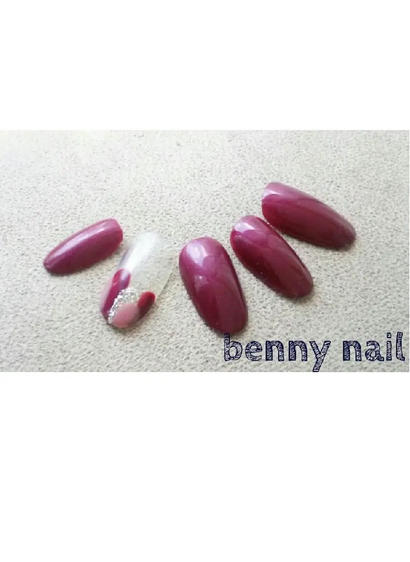 ネイル ジェルネイル パラジェル 最終受付23時半 benny nailのネイルデザイン