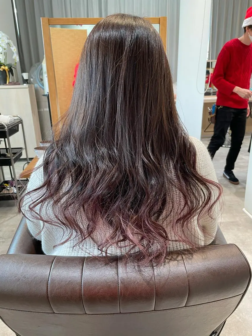 ロング カラー HAREru. モデル募集【戸塚】のヘアスタイル