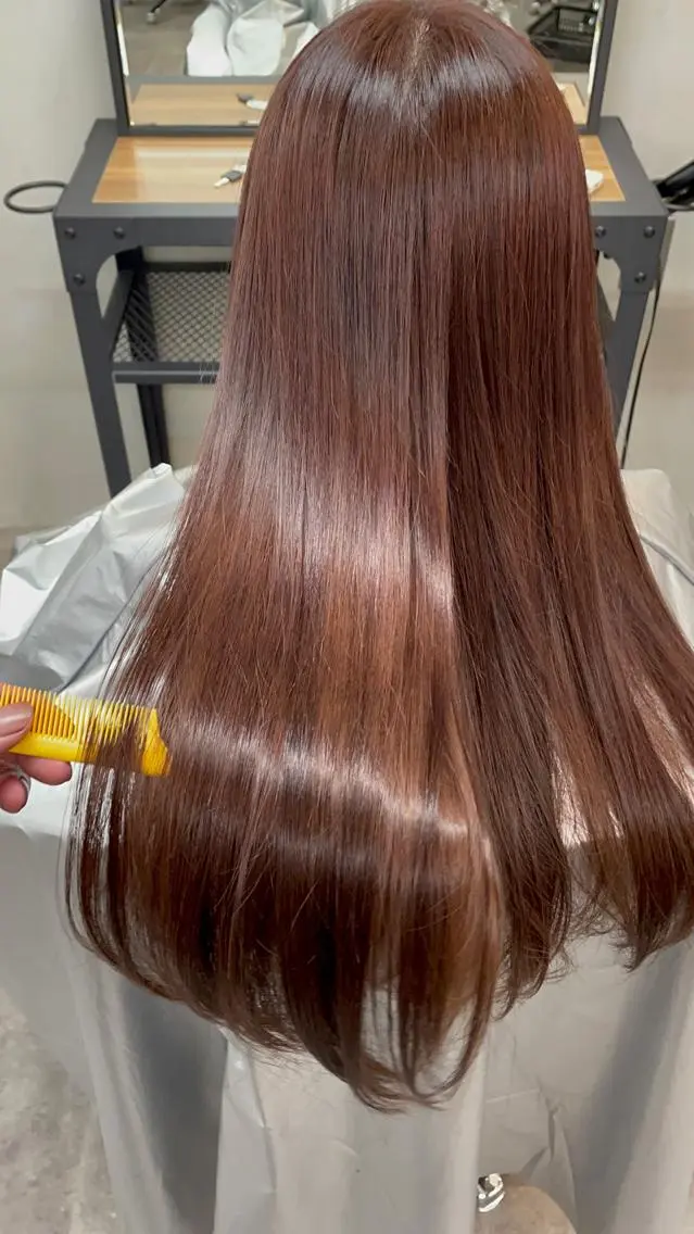 セミロング カラー ALLEN hair 京橋店のヘアスタイル