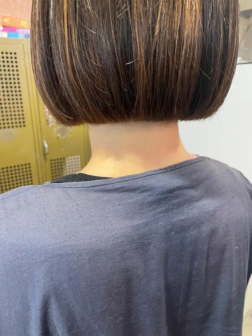 ミディアム ボブ カット ayane⭐️ボブ・ ショート・パーマのヘアスタイル