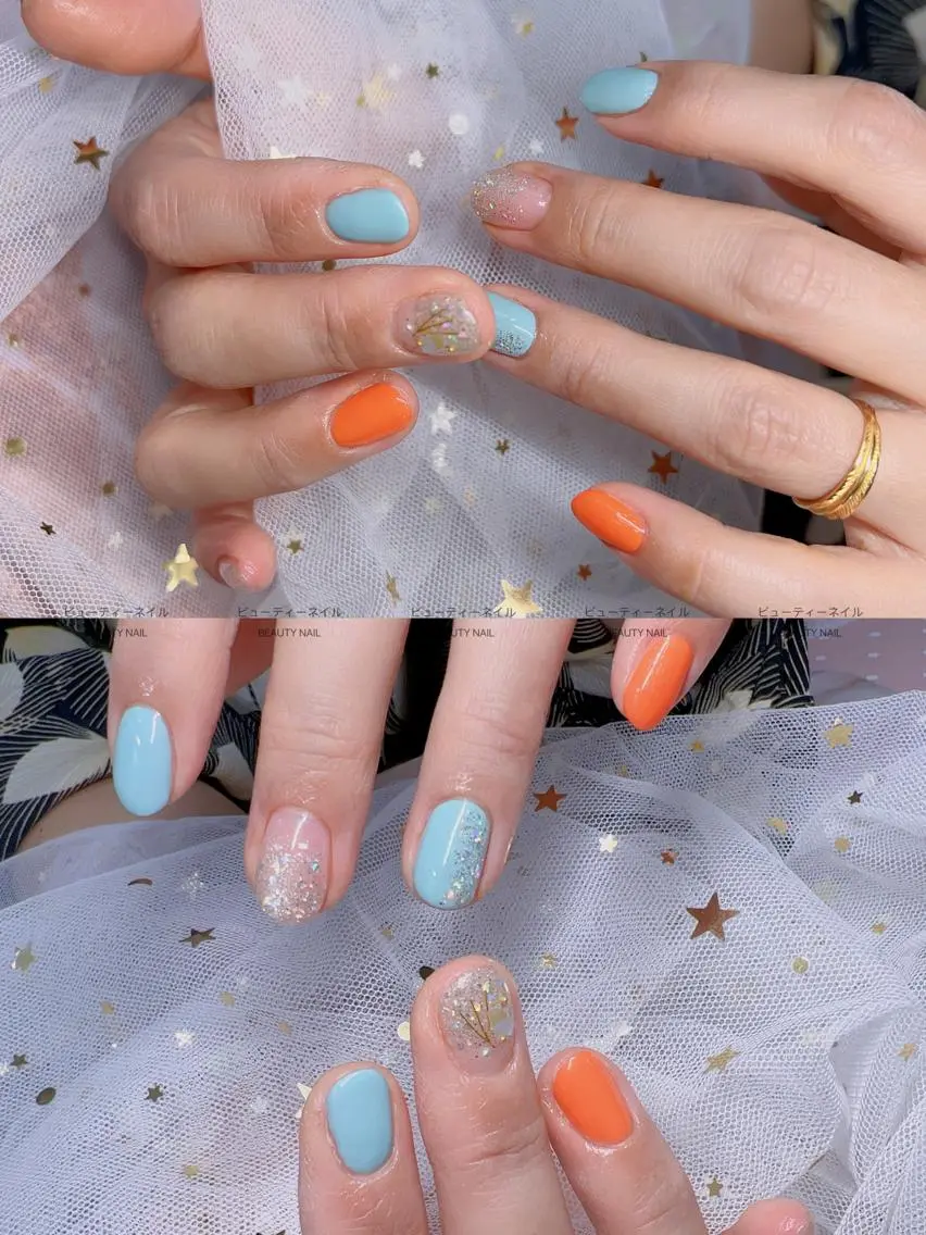ネイル 長さ出し ジェルネイル Moonstone Salonのネイルデザイン
