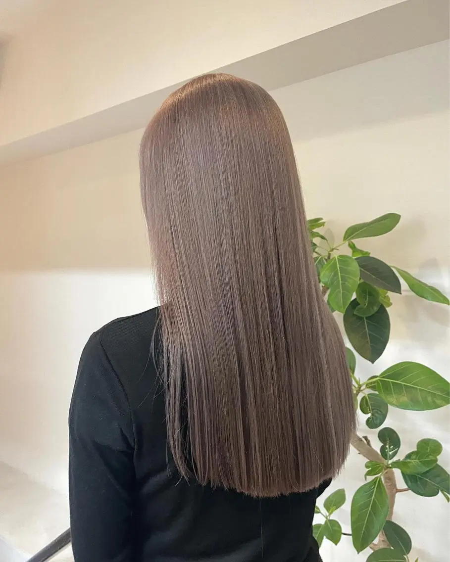 ロング カラー ベージュカラー ブラウンカラー ブラウンベージュ グレージュ ミルクティーベージュ カットモデル募集 /RIOのヘアスタイル