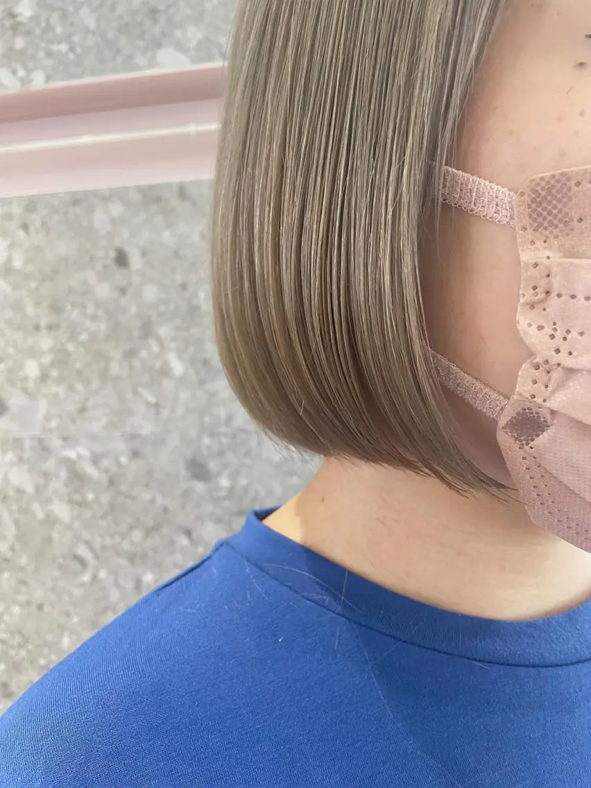 ショート カラー カット ヘアカラー トリートメント 山下 千明のヘアスタイル