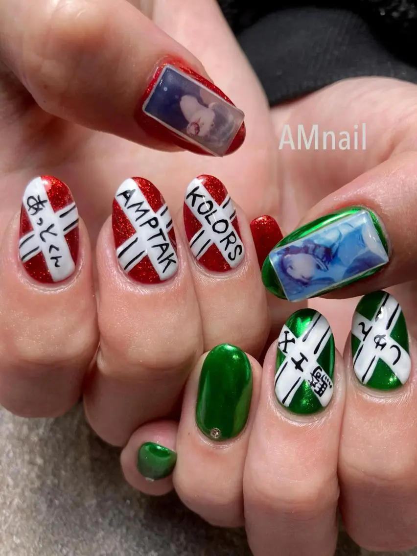 ネイル アートネイル 持ち込み ハンドネイル Am:nail 柏 SUE（スゥ）のネイルデザイン