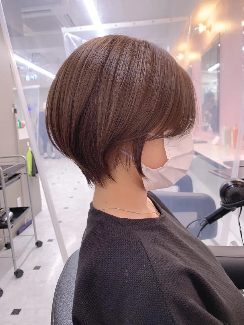 ショート カット ヘアカラー 🇰🇷韓国ヘア特化 ヒロキ🇰🇷のヘアスタイル