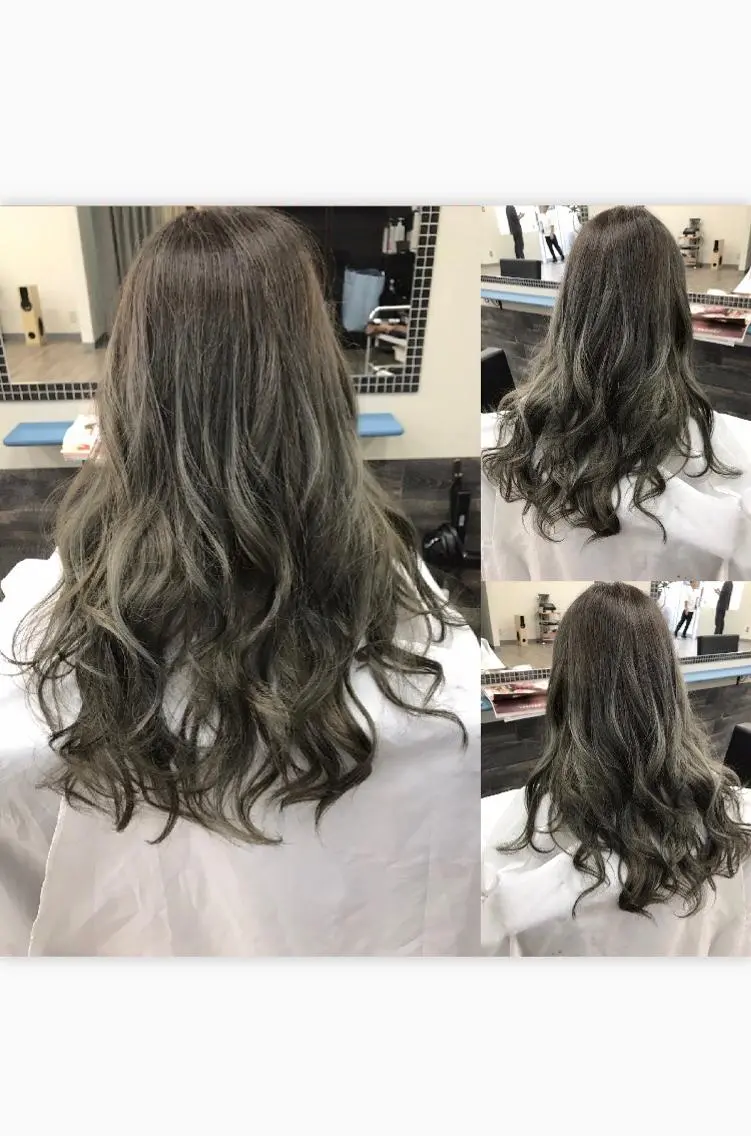ロング カラー アッシュ グラデーションカラー N-plants 和泉中央店のヘアスタイル