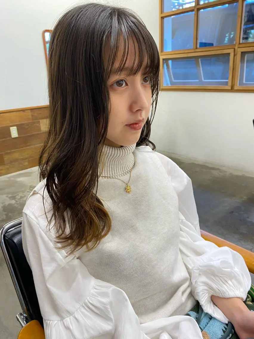 ロング 舟山 瑛太郎のヘアスタイル