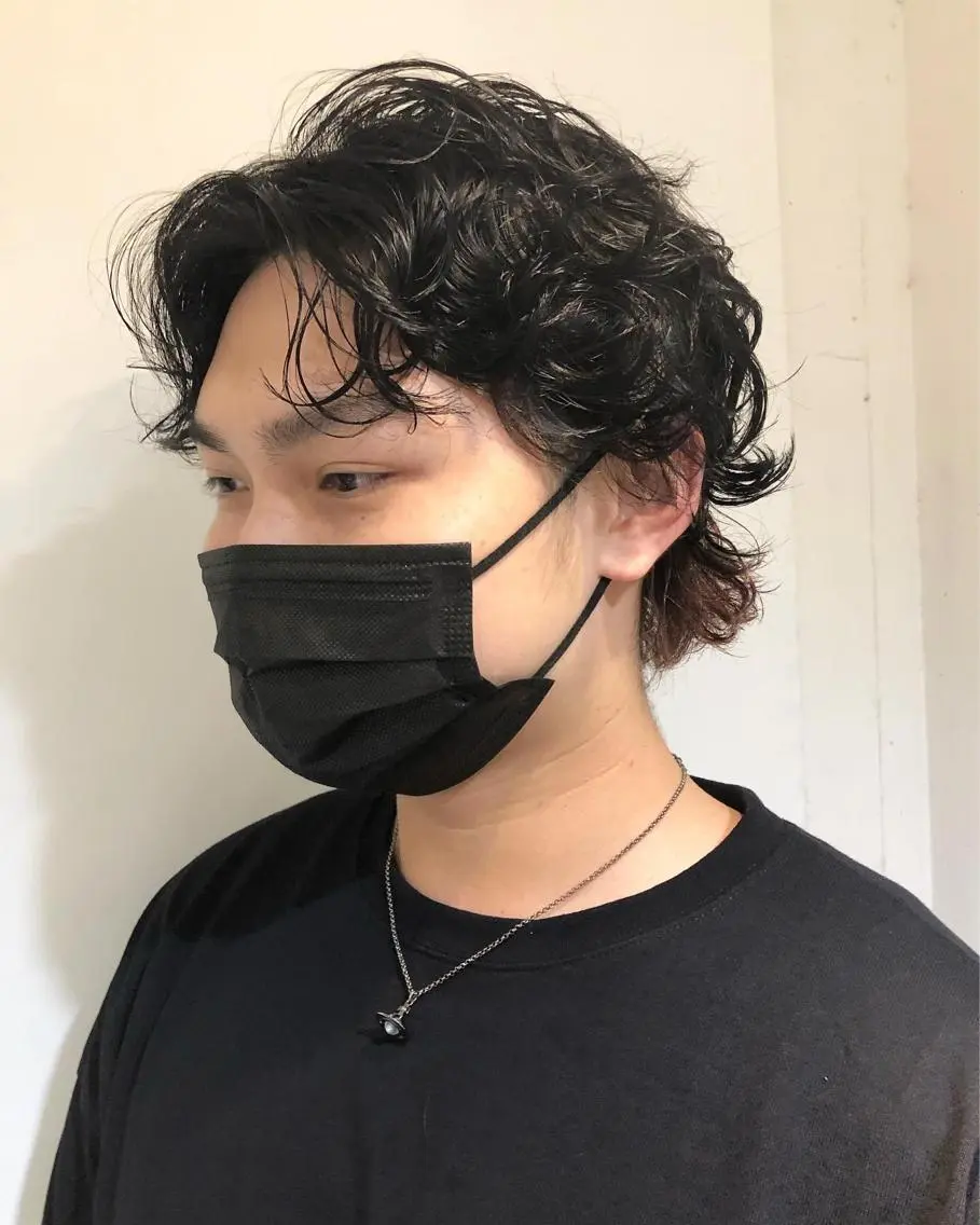 パーマ ヘアアレンジ メンズ カット パーマ トリートメント ヘアセット メンズ特化✂️栗原 侑也のヘアスタイル