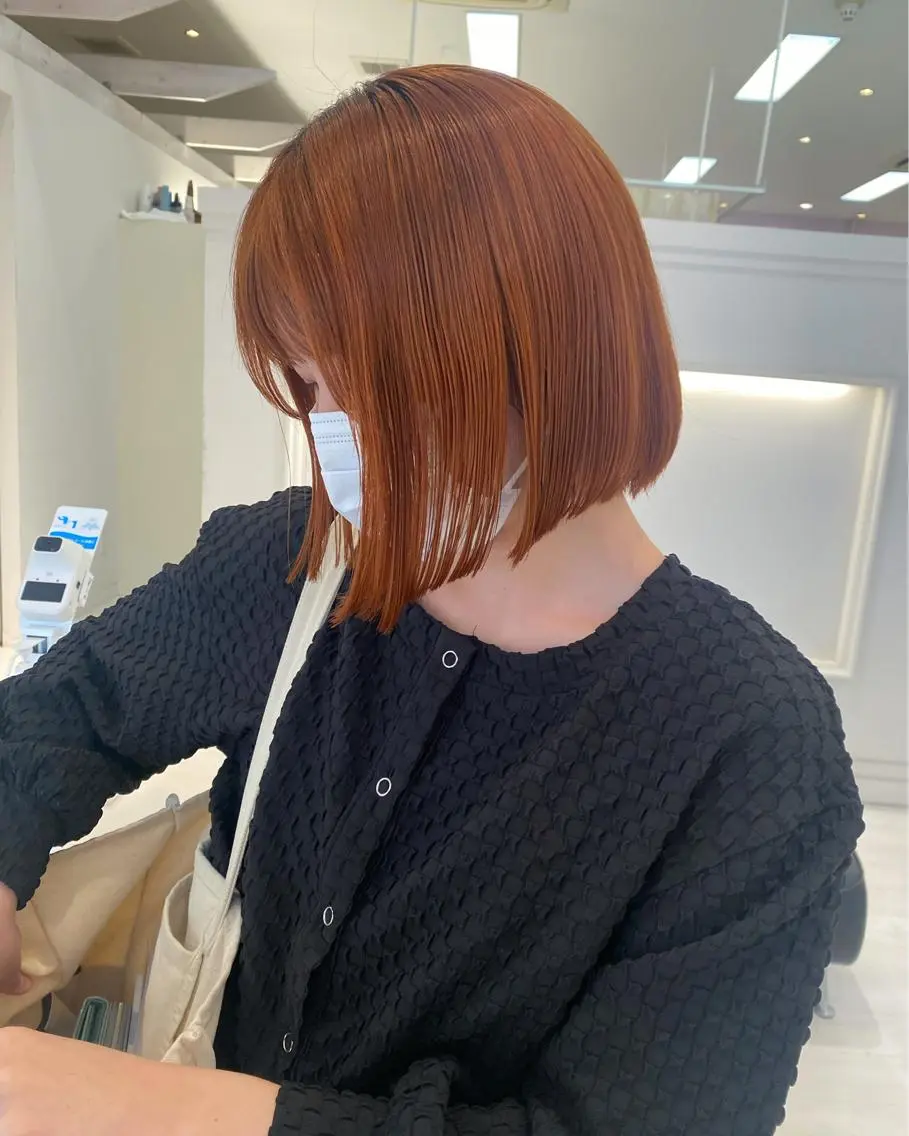 ミディアム Okamura Chisatoのヘアスタイル