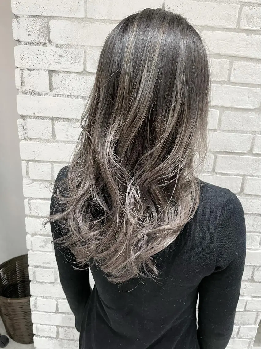 ロング カラー パーマ ヘアアレンジ メンズ キッズ ネイル マツエク・マツパ メンズバレイヤージュ バレイヤージュ レイヤーカット ヘアカラー バレイヤージュ/ 髪質改善/渡邉悟🌱のヘアスタイル