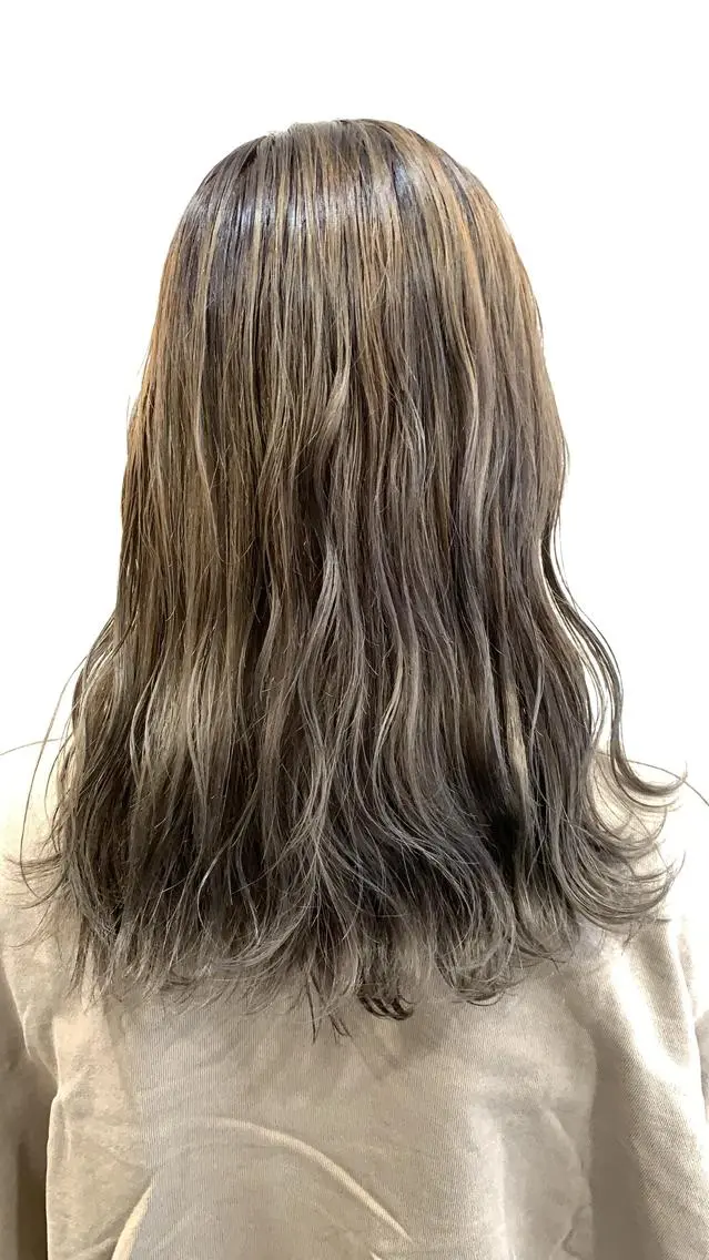ロング ヘアカラー トリートメント ヘッドスパ ヘアセット 大宮/山口 竣也のヘアスタイル