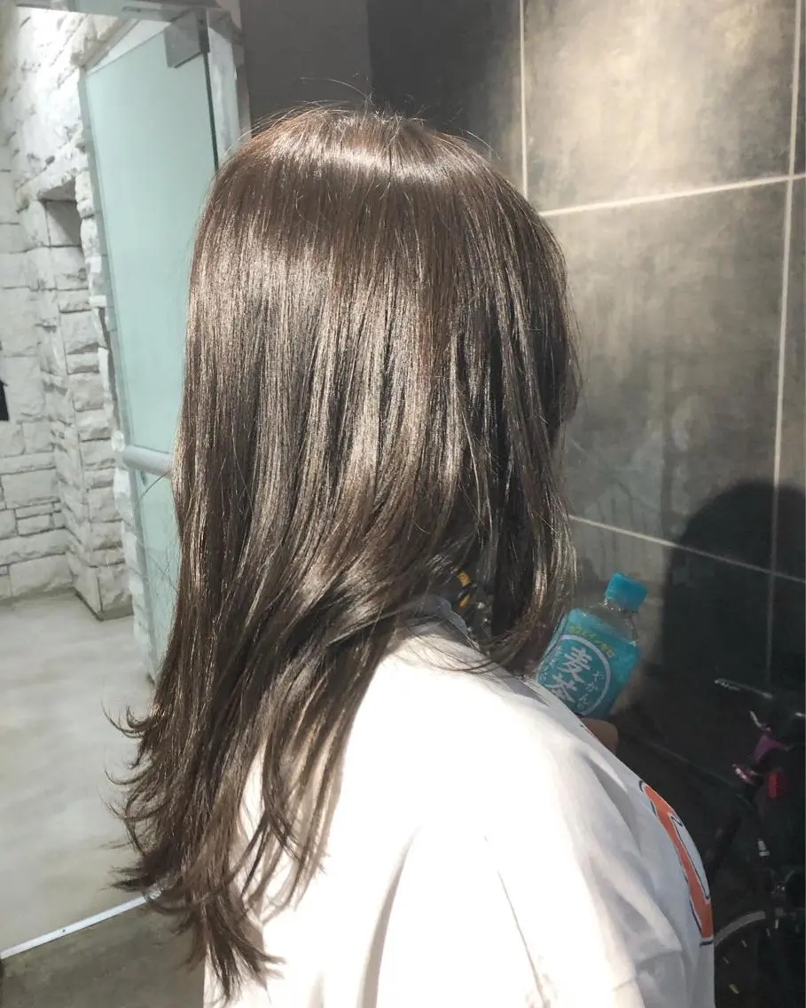 セミロング カラー ヘアアレンジ カット ヘアカラー トリートメント メンズ特化✂️栗原 侑也のヘアスタイル