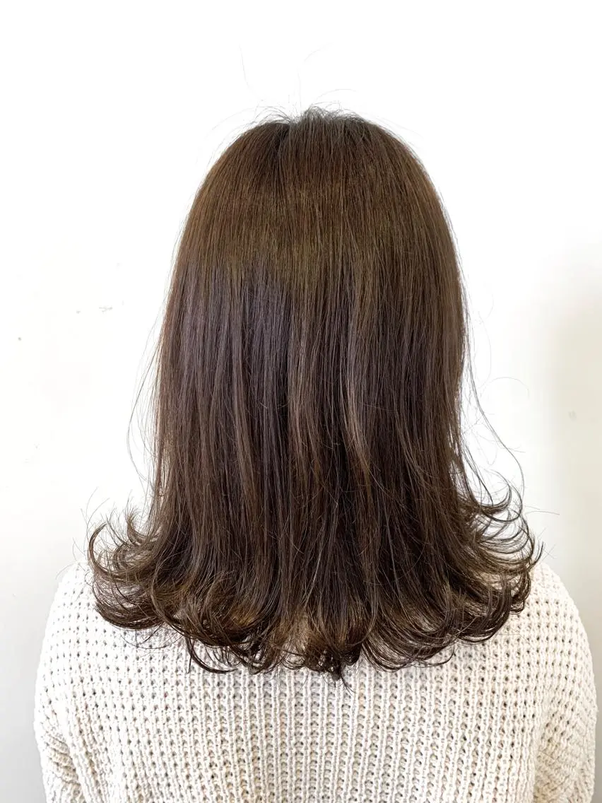 ミディアム カラー 【azure横浜】 🧸misaki🌸のヘアスタイル