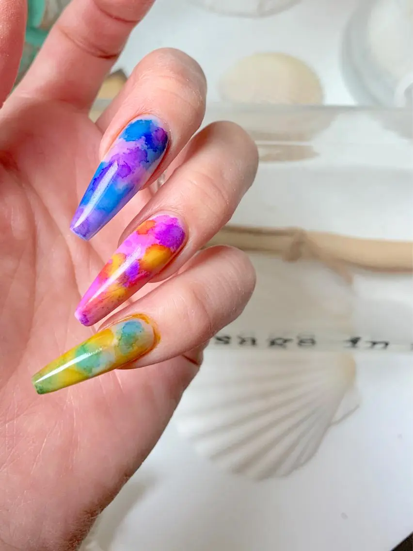 ネイル 大理石ネイル(マーブル) Nailsalon E's cafeのネイルデザイン