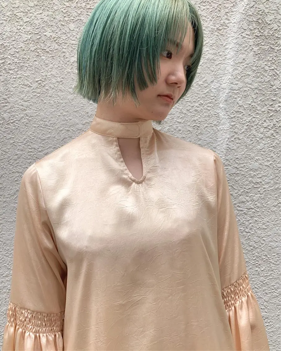 ショート カラー ブリーチ ハイトーン/ショート 村上淳乃🐥のヘアスタイル