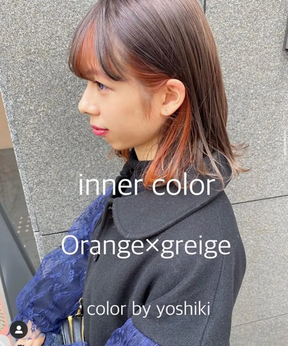 ミディアム カラー 🧡色落ちまで2度 楽しめる🧡ヨシキのヘアスタイル