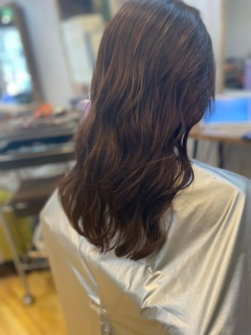 セミロング パーマ セミロングパーマ デジタルパーマ ♡ yumaのヘアスタイル