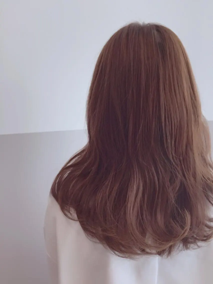 ミディアム カラー たかはし まいのヘアスタイル