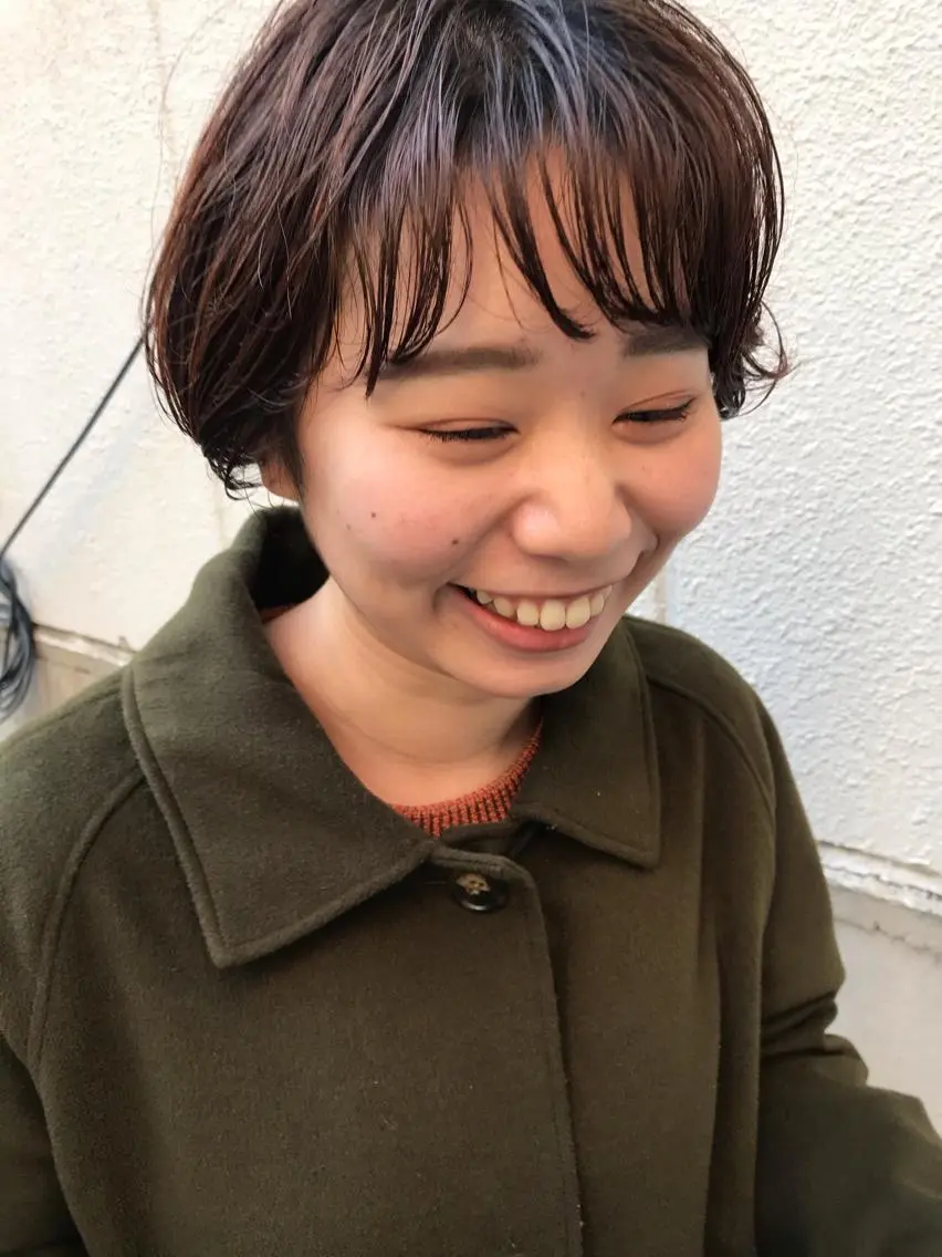ショート カット パーマ トリートメント ayane⭐️ボブ・ ショート・パーマのヘアスタイル
